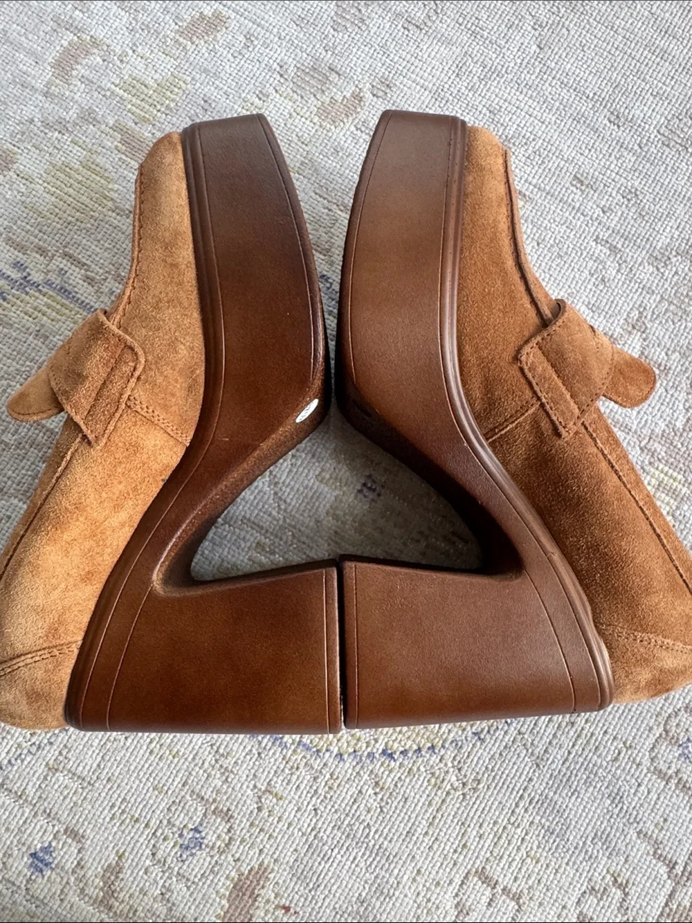NEW FREE PEOPLE FP Collection - Zoe Platform Loafers Size 37.5